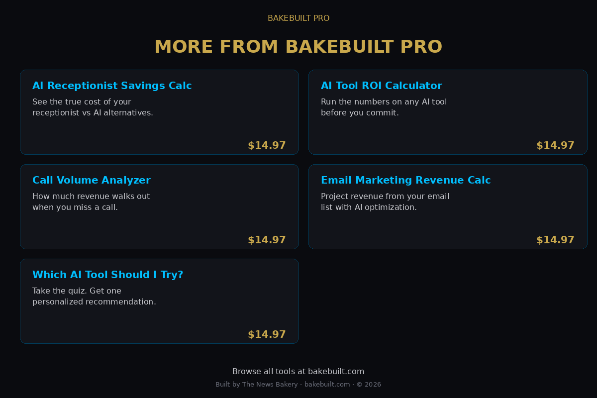 AI Phone Comparison — more from BakeBuilt Pro